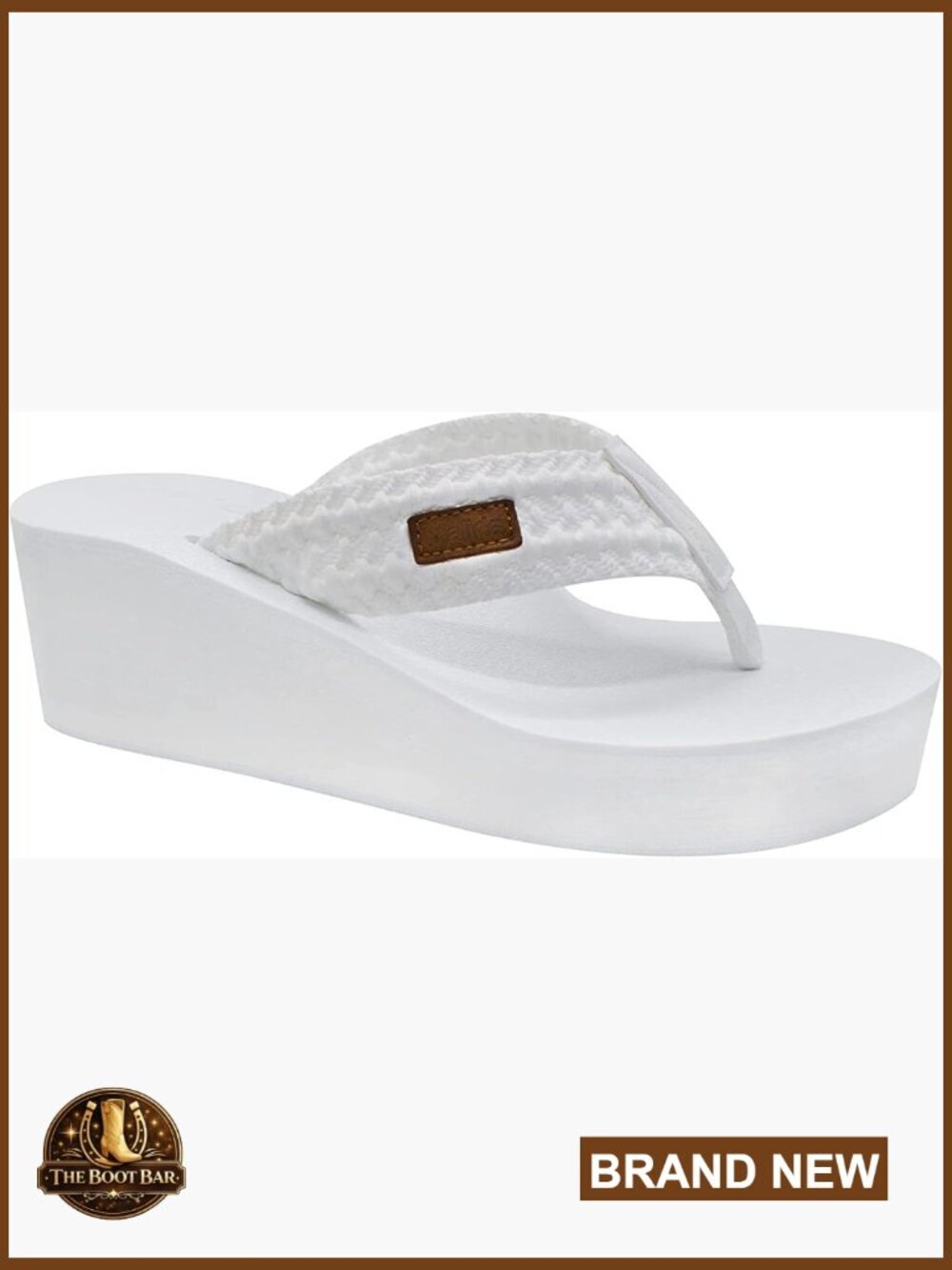 Wedge Arch Support Flip Flops Cushion Soft Rubber Midsole Platform Thong Sandals